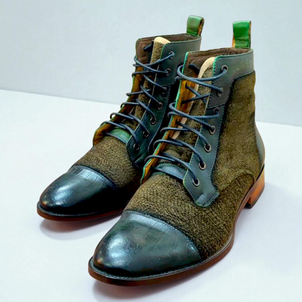 BOTÍN JACKBOOT VERDE TALLA 41