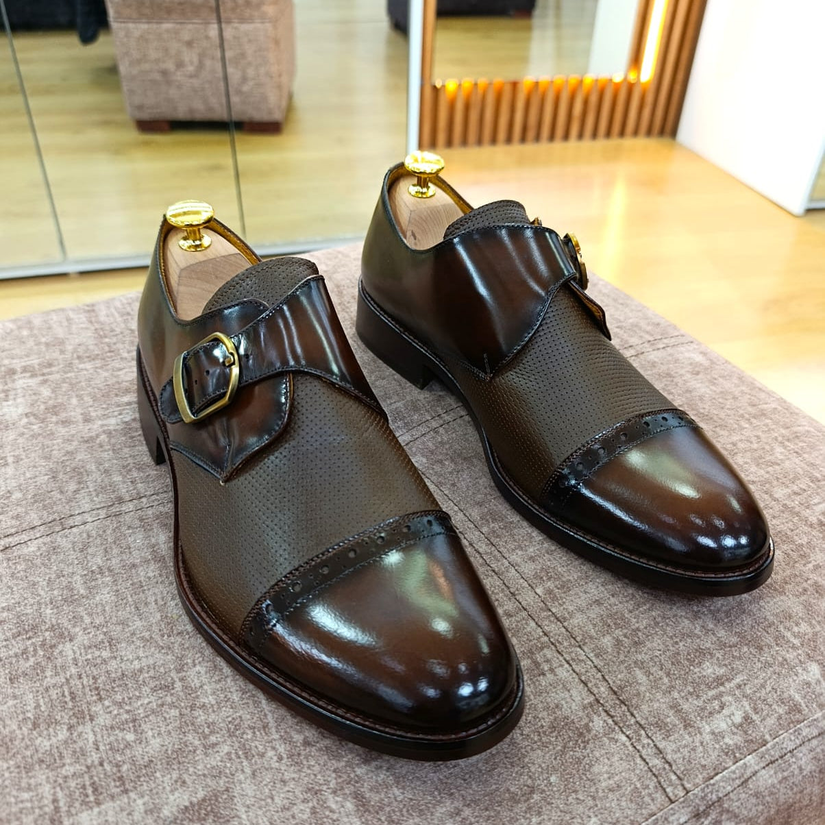 SINGLE MONKSTRAP CAFE PISO SUELA TIPO I