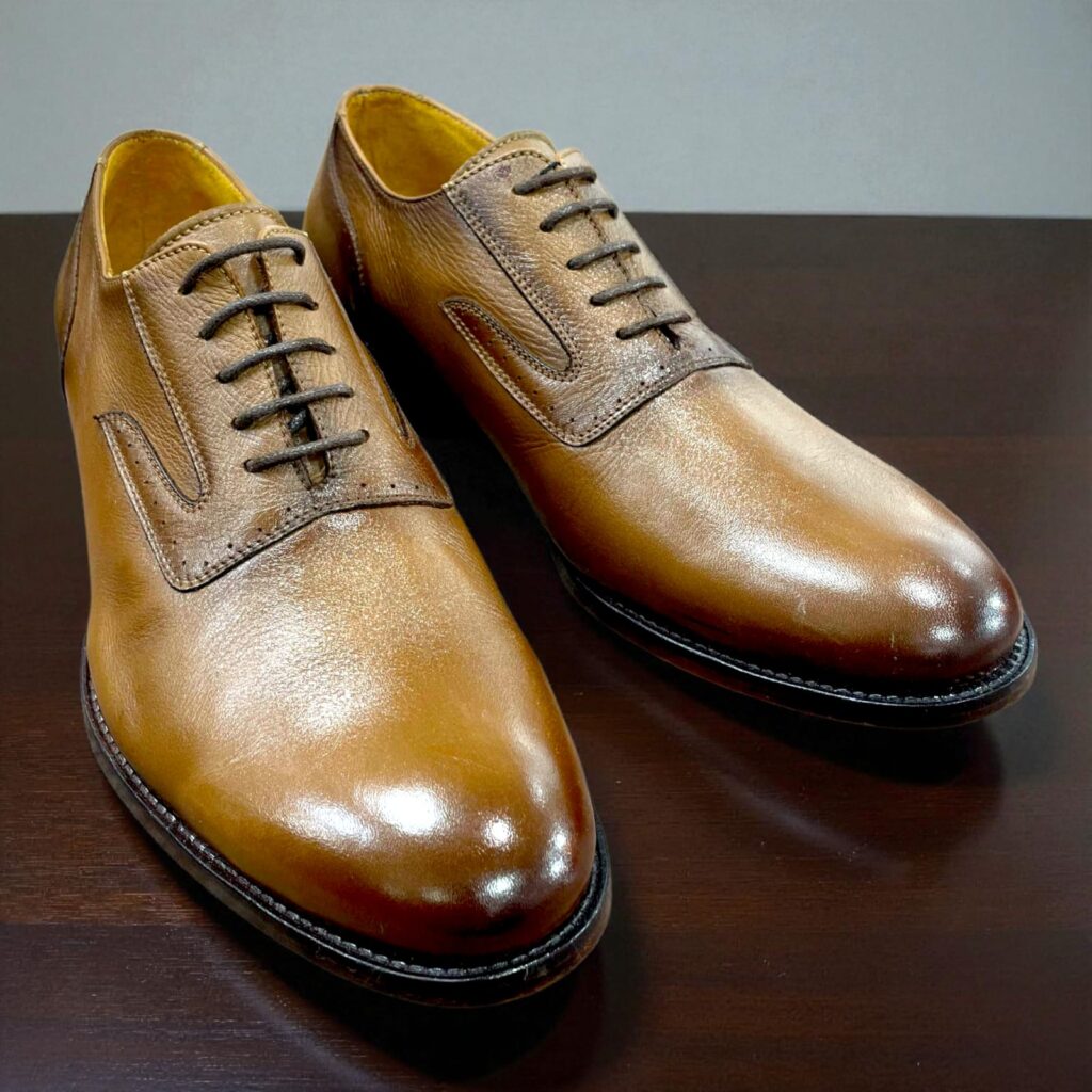 ZAPATO OXFORD DUO COLOR MIEL TALLA 39