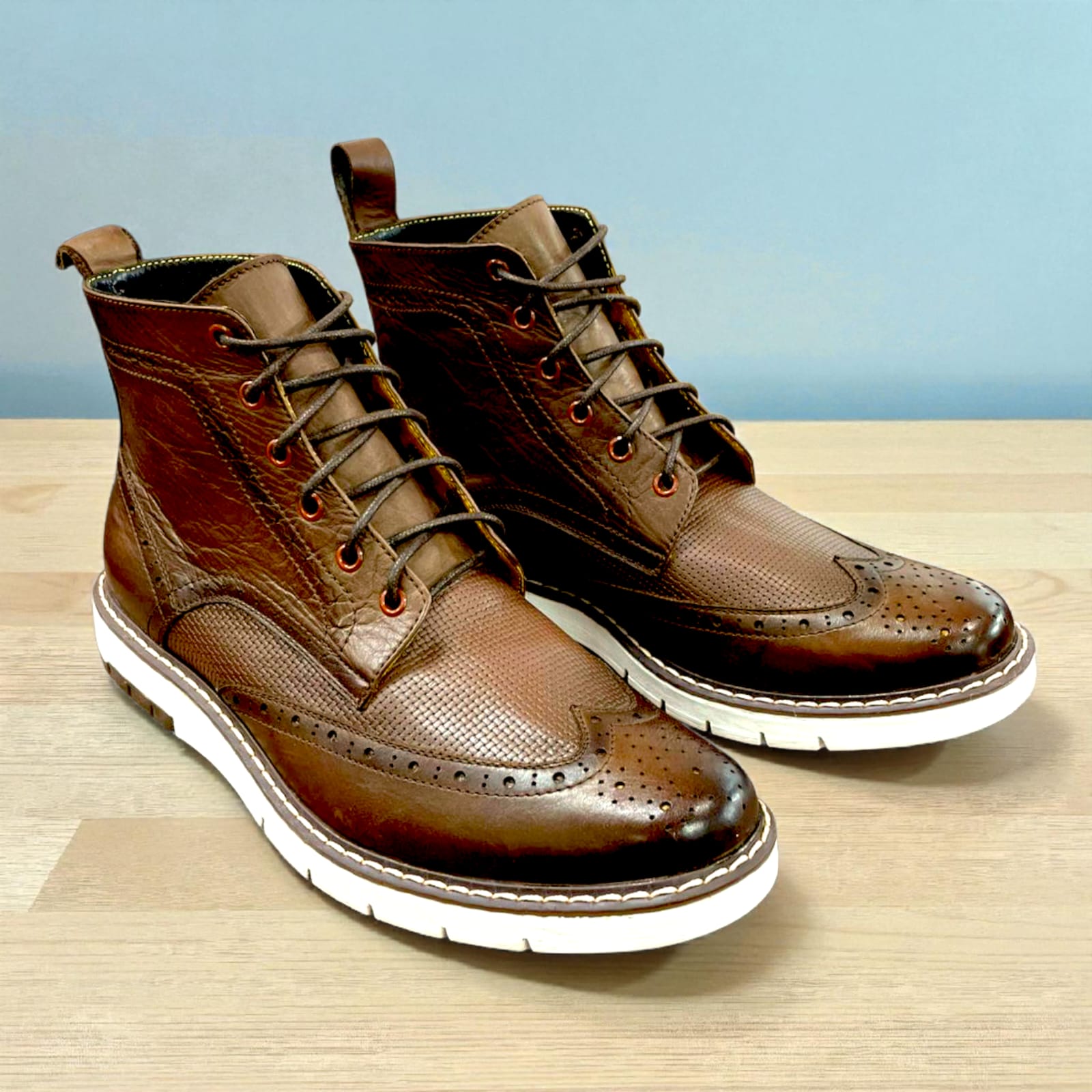BOTÍN GOODYEAR CAFÉ CHOCOLATE          TALLA 43