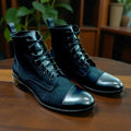 BOTÍN JACK BOOT COLOR NEGRO TALLA 43