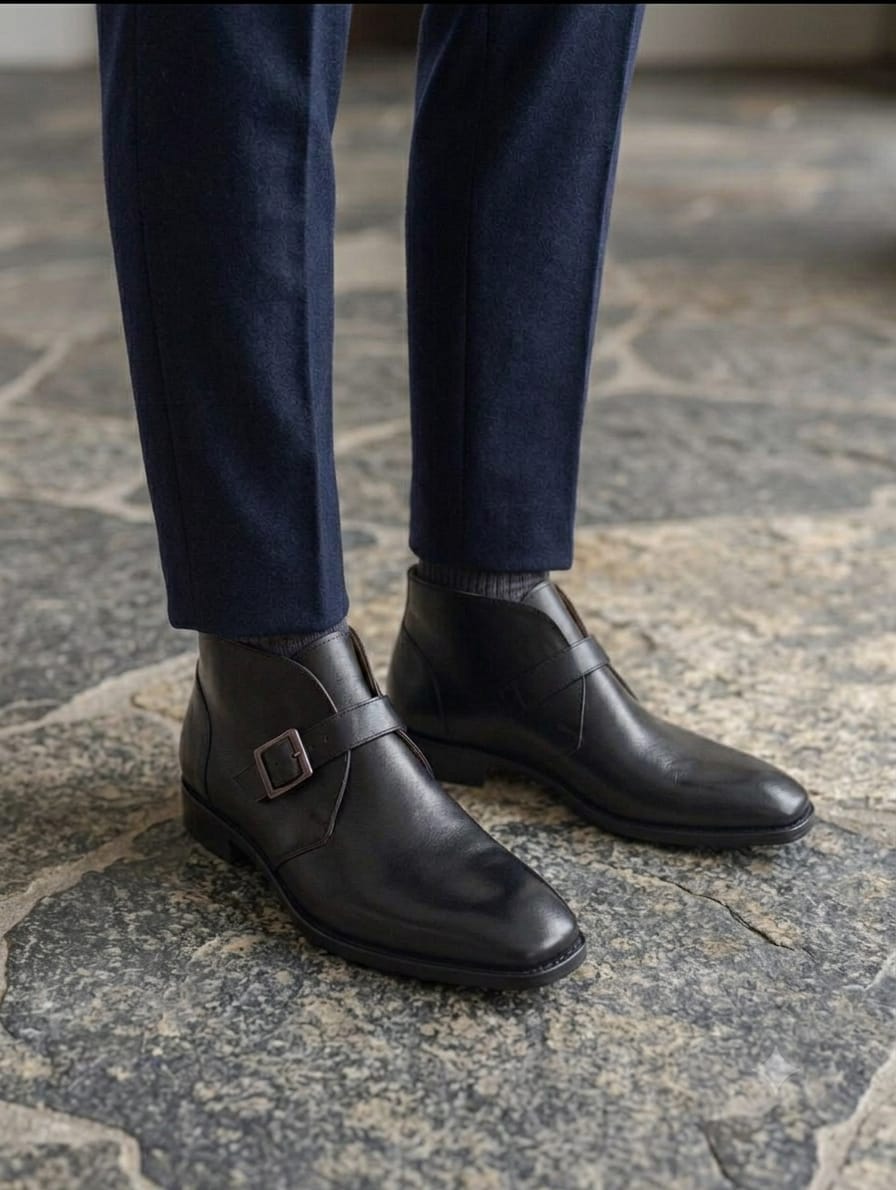 BOTIN SINGLE MONKSTRAP NEGRO