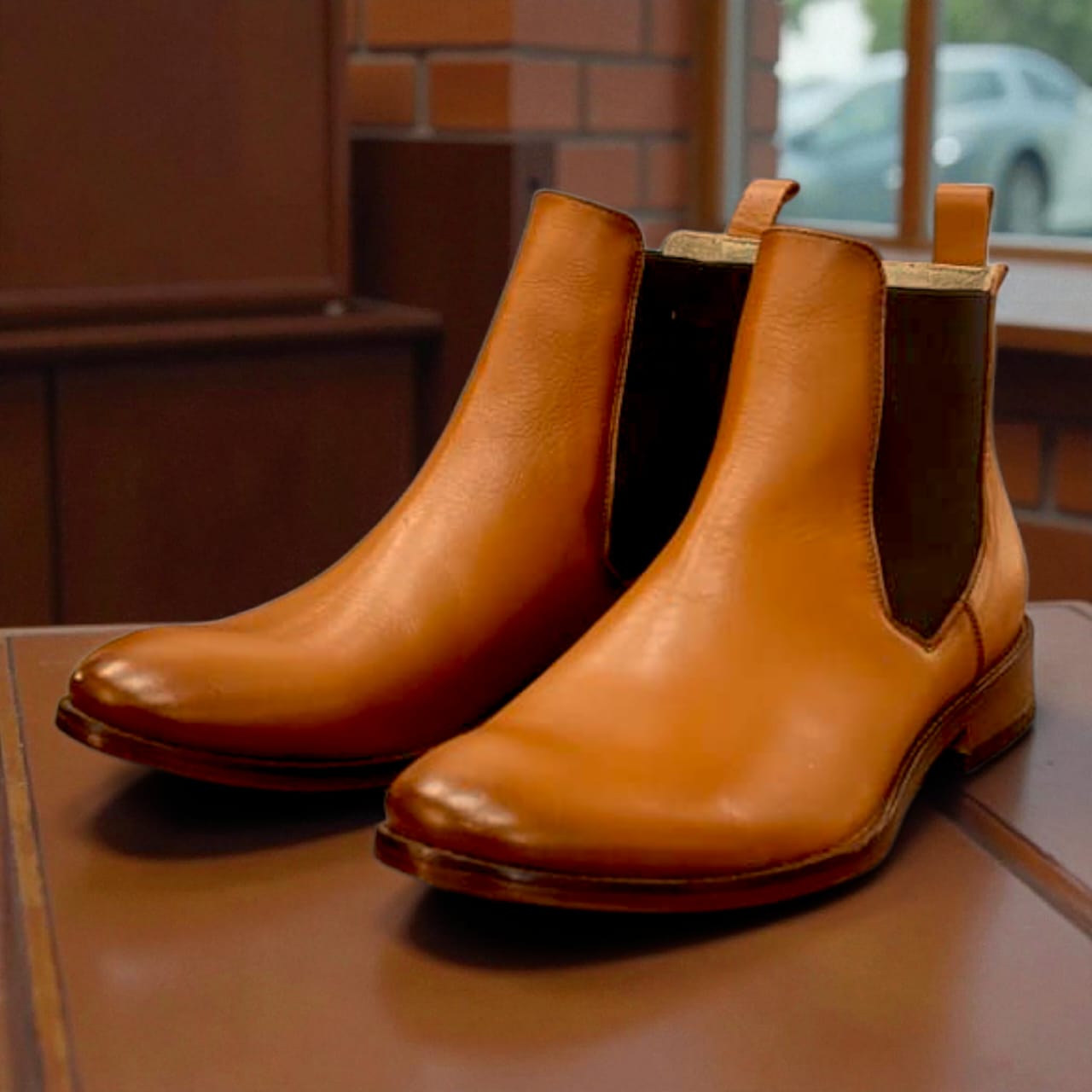 BOTÍN CHELSEA COLOR MIEL TALLA 40