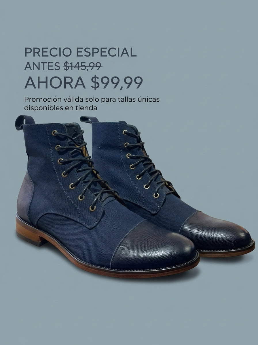 JACK BOOTS AZUL ESTERILLADO