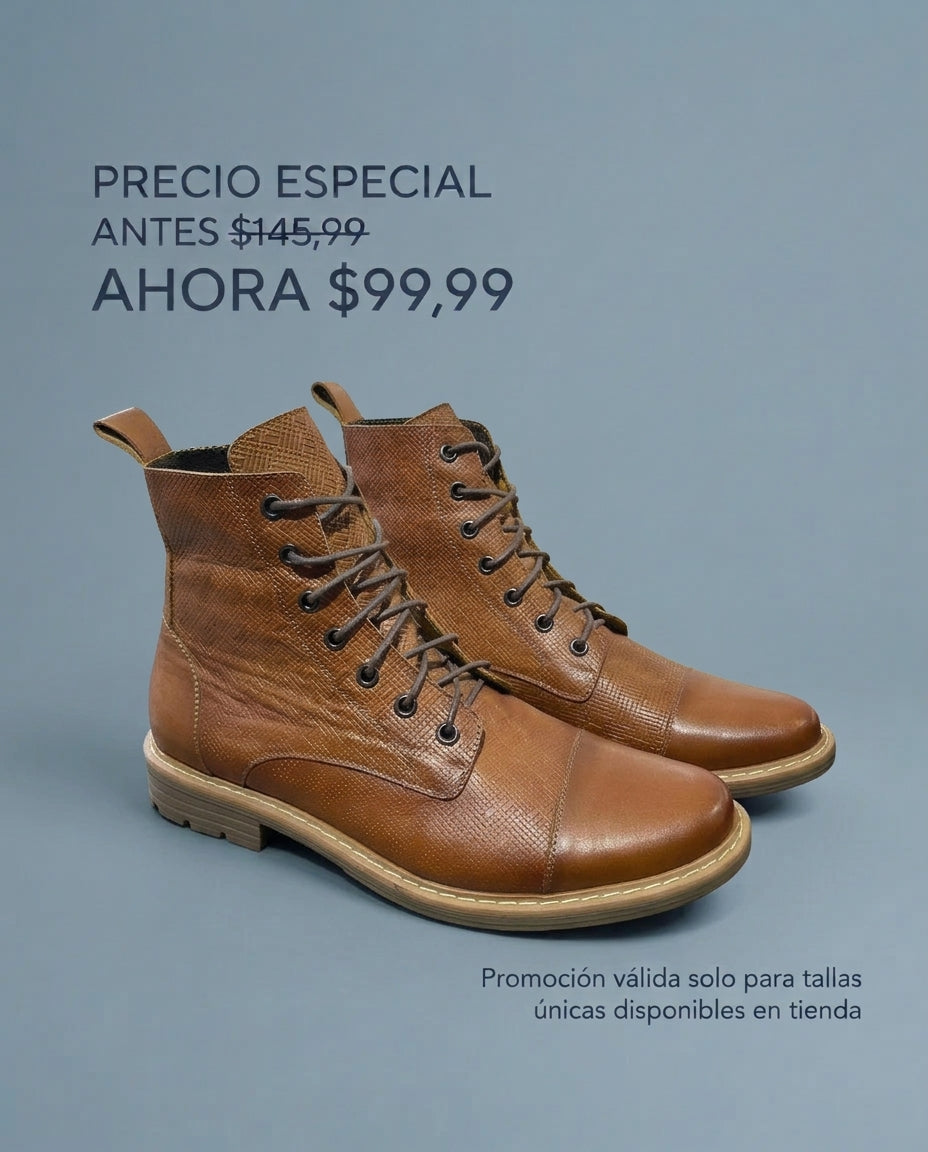 JACK BOOT MIEL ESTERILLADO