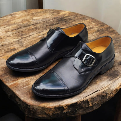 Single Monkstrap Black A