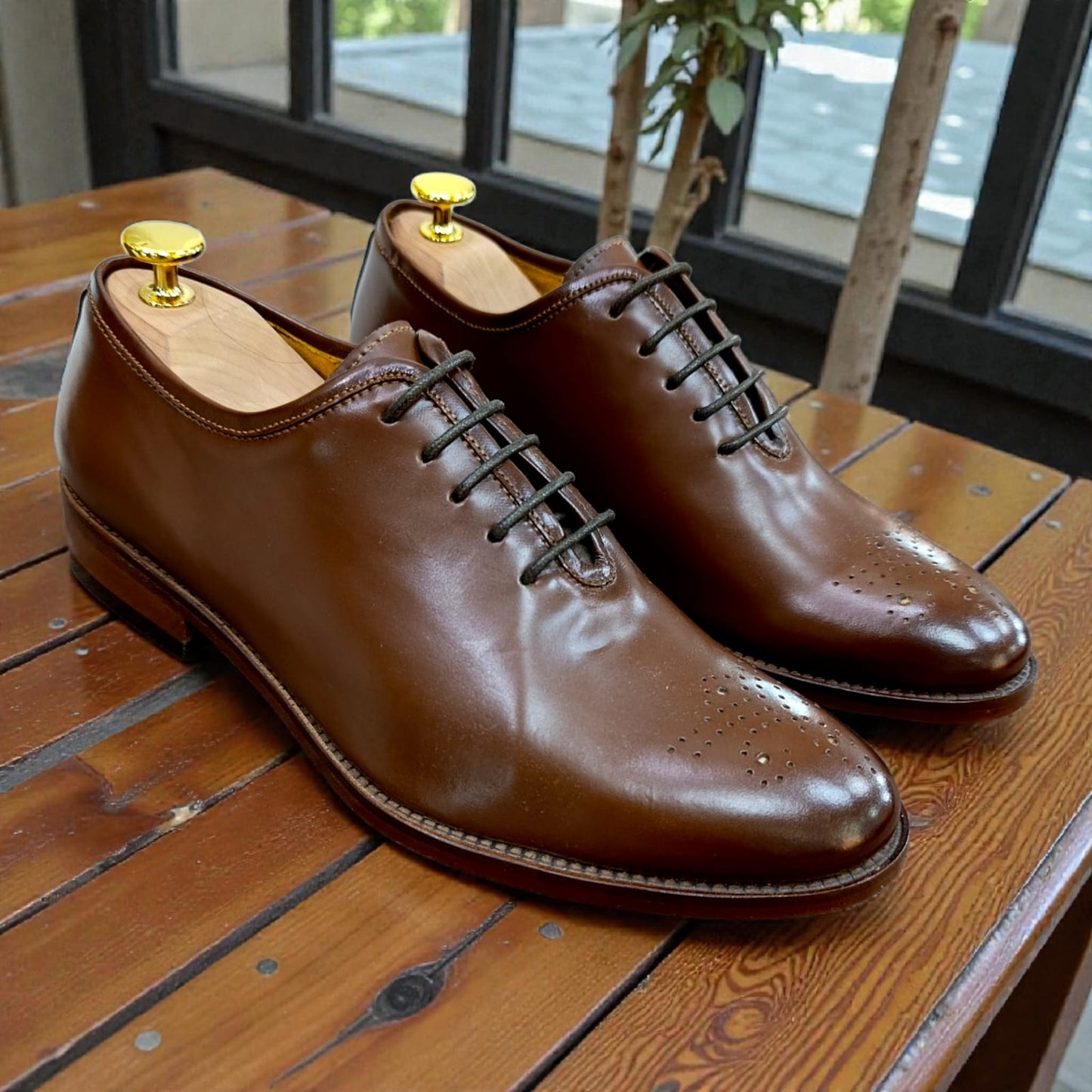 MONOPEZZO CAOBA BRILLANTE