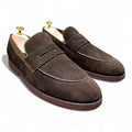 MOCASIN GAMUZA CAFE TACO BAJO