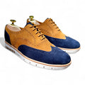 OXFORD GAMUZA GUABA AZUL TROQUELADO