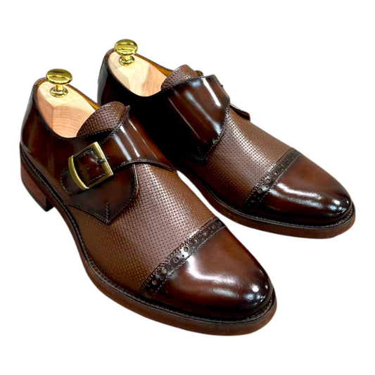 SINGLE MONKSTRAP CAFE SUELA DE GOMA TIPO II