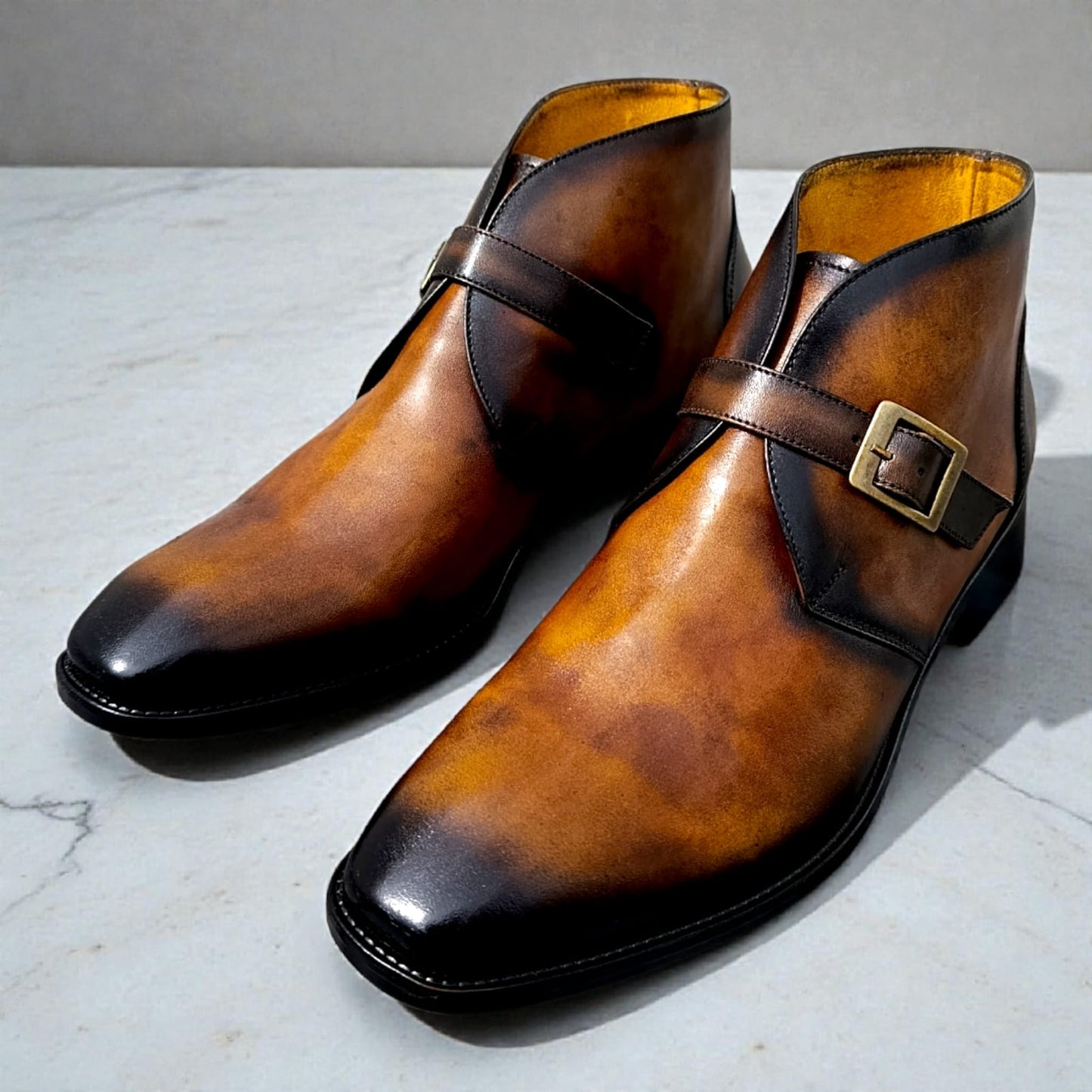 BOTIN SINGLE MONKSTRAP MIEL MARMOL