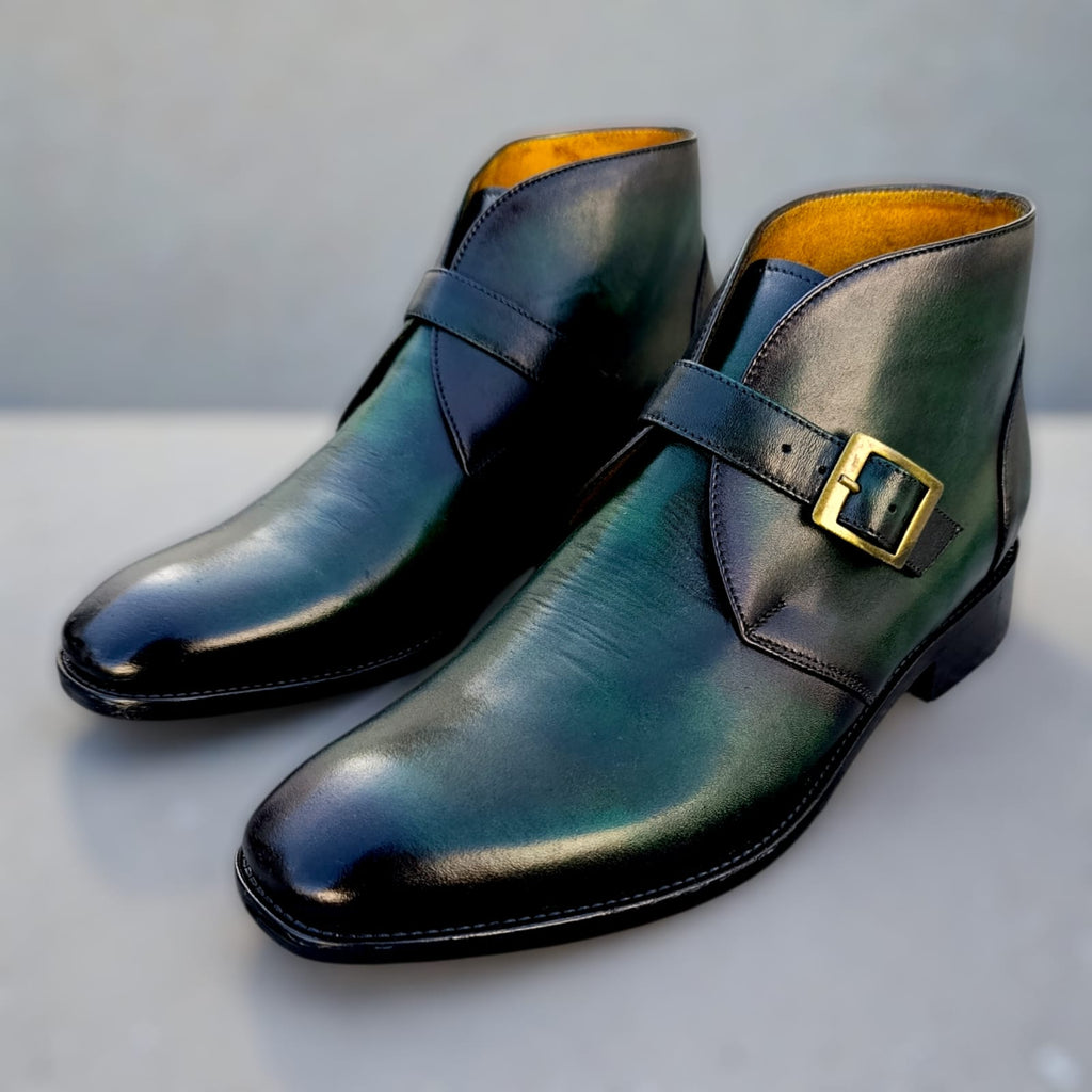 BOTIN SINGLE MONKSTRAP VERDE MARMOELADO