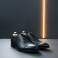 OXFORD CLASICO NEGRO SUELA CAFE