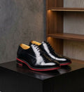 OXFORD BLACK SCARLET SOLE