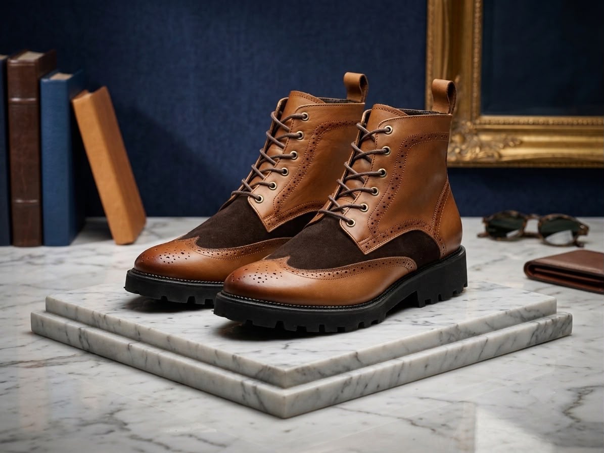 BOTIN AMX MIEL GAMUZA CAFE
