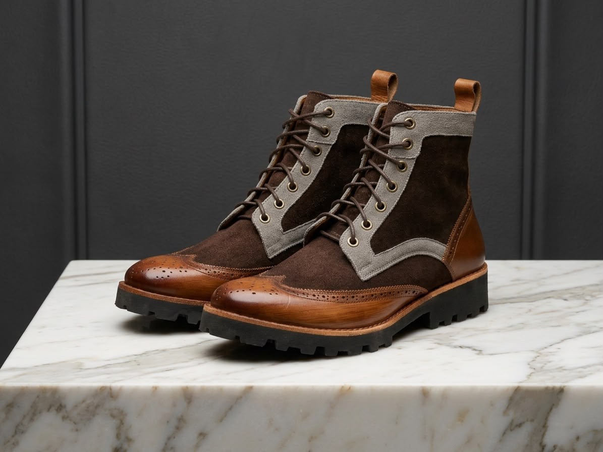 BOTIN AMX AMADERADO GAMUZA C/G