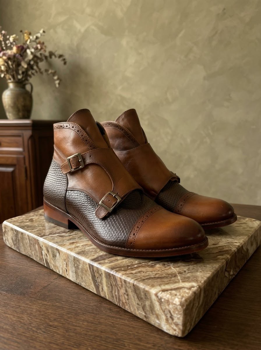 BOTIN BOSTON DOUBLE MONK ESTERILLADO