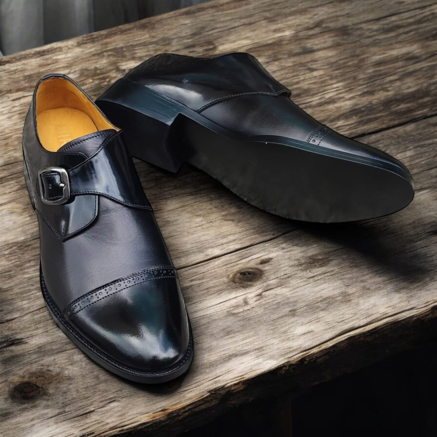 Single Monkstrap Black A