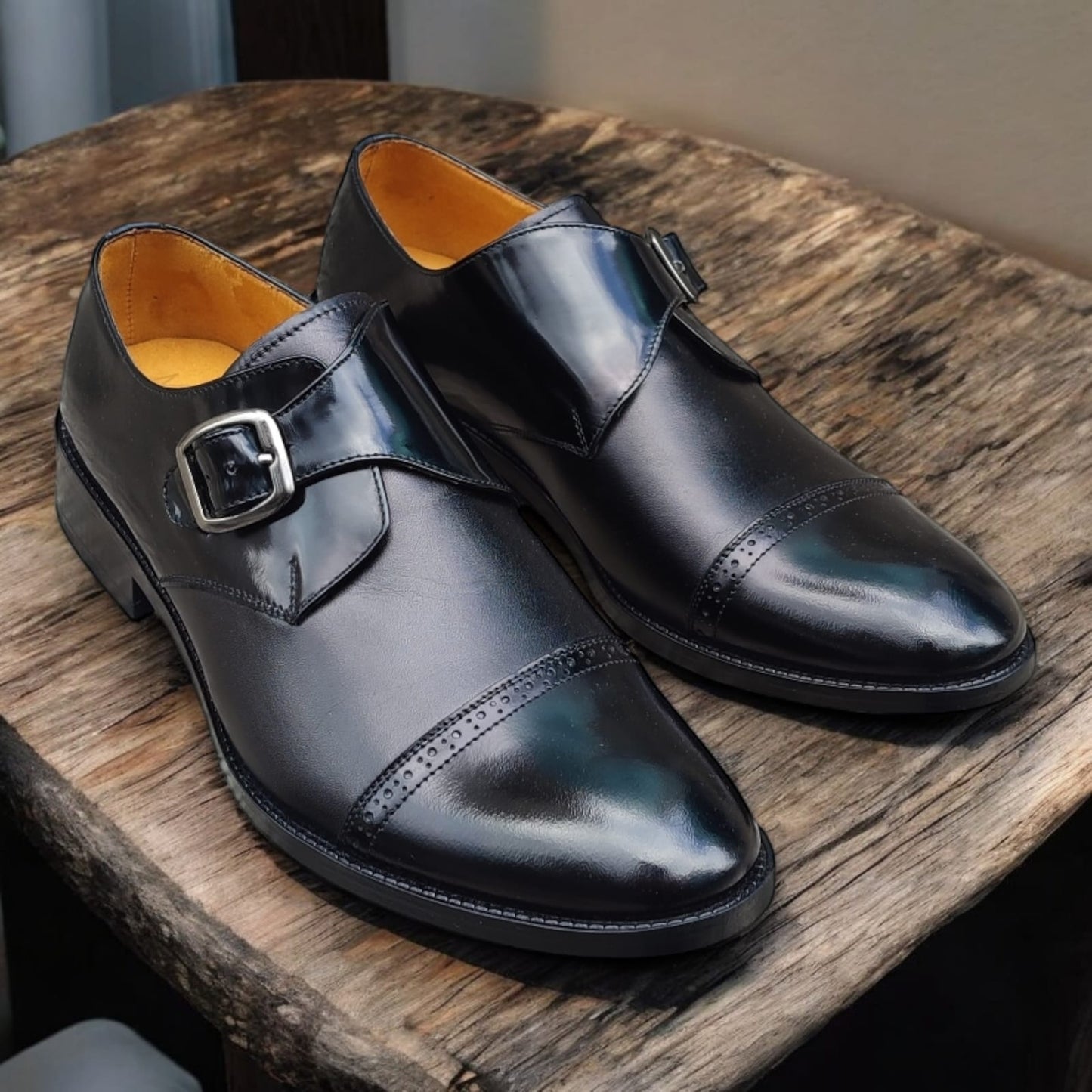 Single Monkstrap Black A