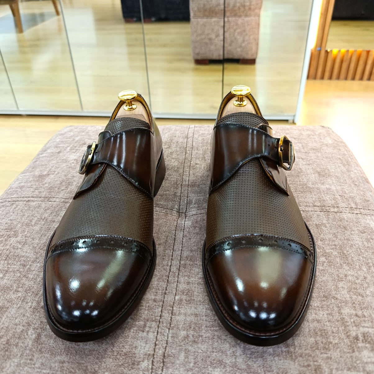 SINGLE MONKSTRAP CAFE PISO SUELA TIPO I