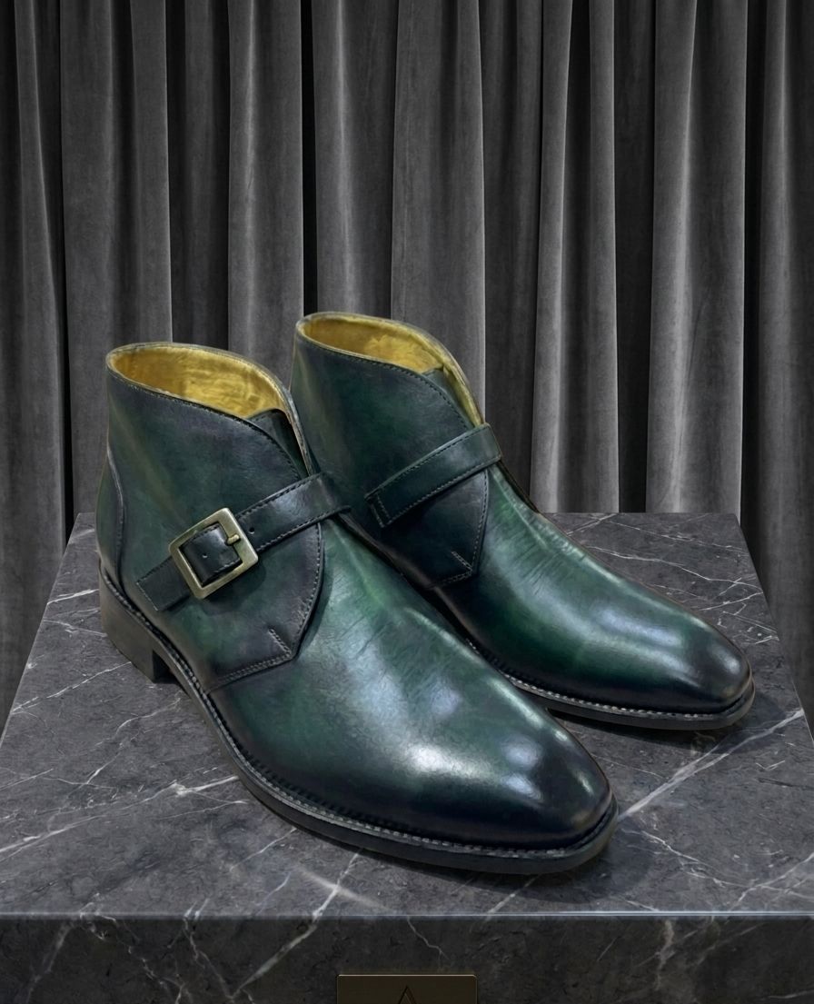BOTIN SINGLE MONKSTRAP VERDE MARMOELADO