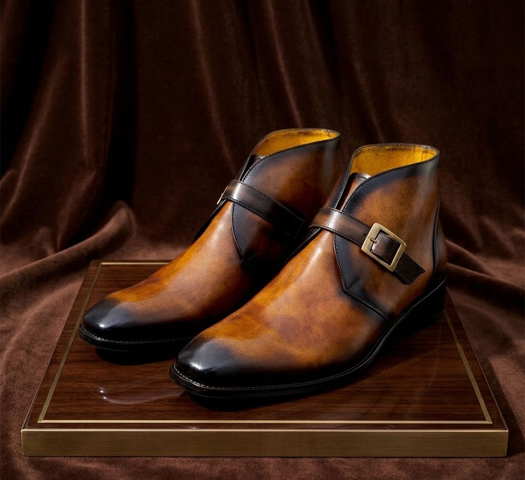 BOTIN SINGLE MONKSTRAP MIEL MARMOL