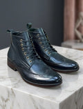 CHUKKA BOOTS NEGRO BROGUE