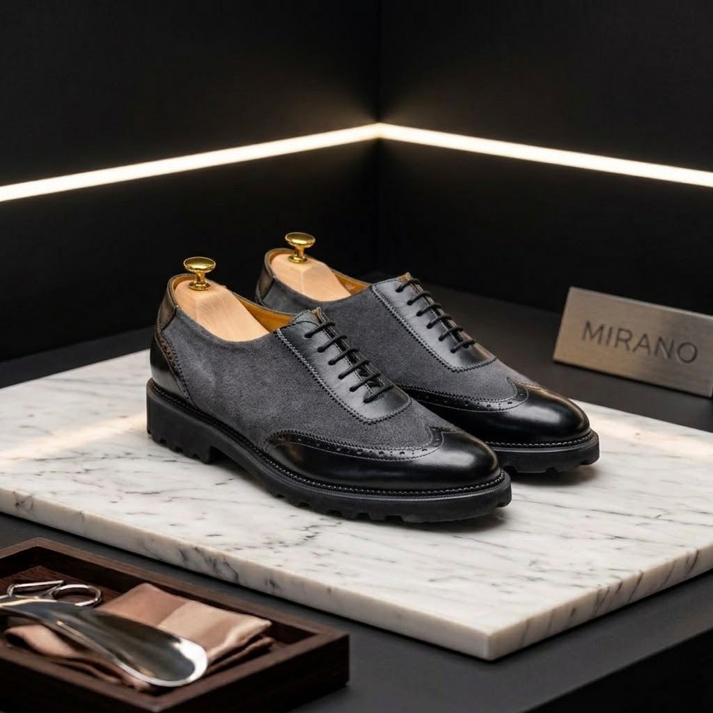 OXFORD AMX BAJO GRIS NEGRO