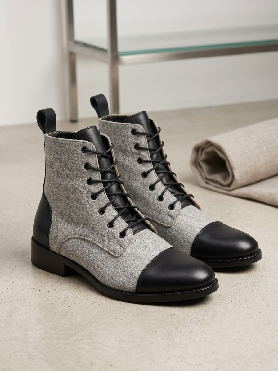 JACK BOOTS NEGRO TEX GRIS