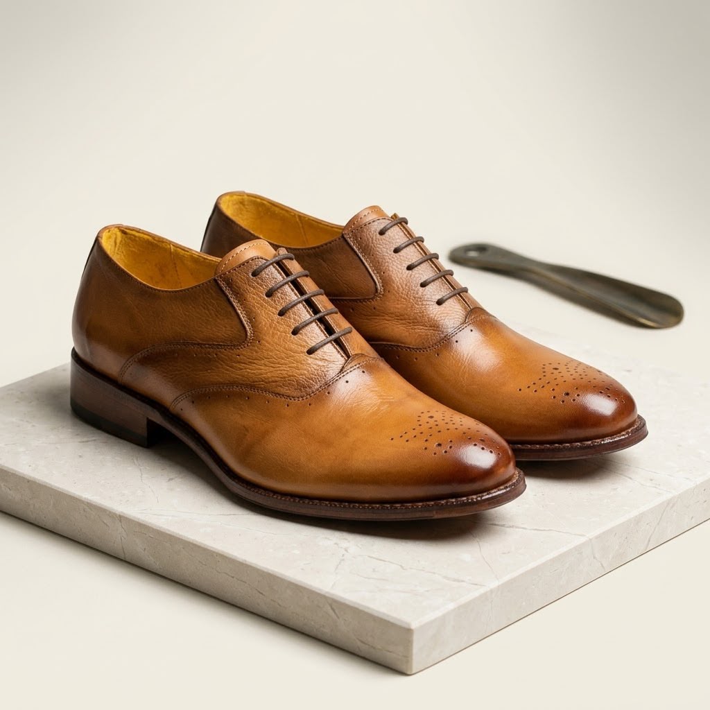 ZAPATO OXFORD DIGMAN CUERO MIEL