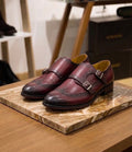 DOUBLE MONKSTRAP ROJIZO