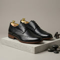 DERBY NEGRO FULL BROGUE