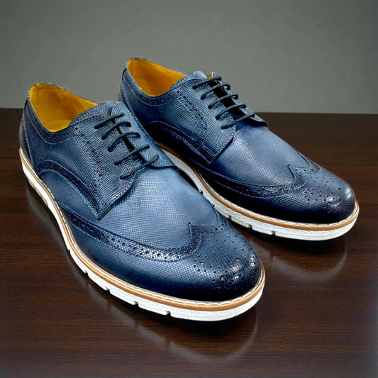 ZAPATO ALLAN POE AZÚL REY TALLA 40