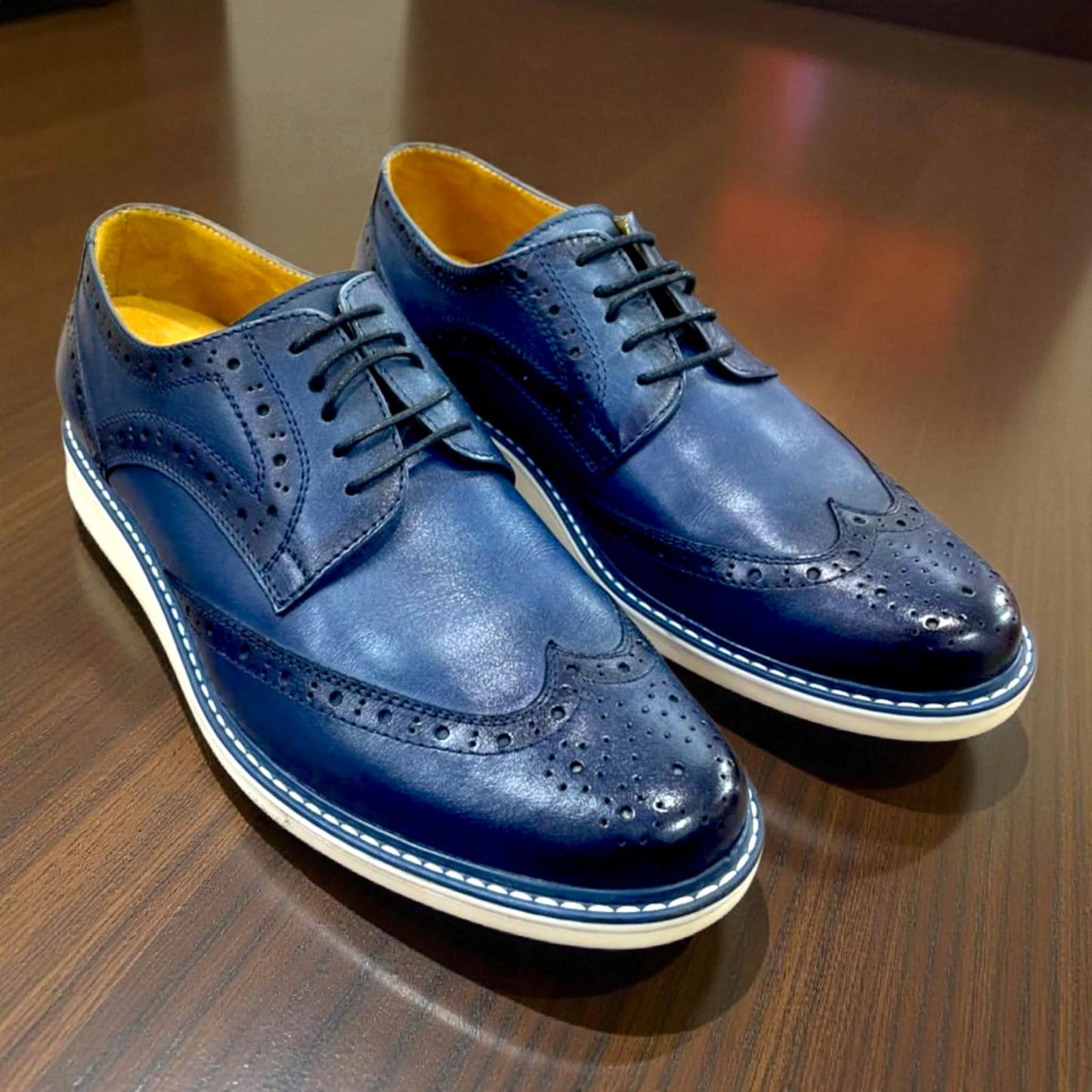 ZAPATO ALLAN POE AZÚL TALLA 40