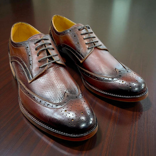 ZAPATO DERBY CAFÉ CHOCOLATE TALLA 39