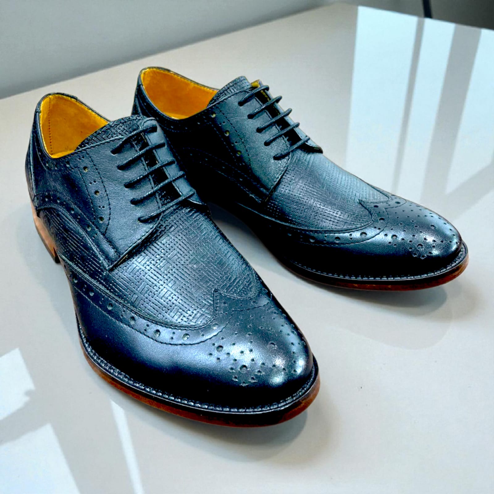 ZAPATO DERBY PUNTA ÁGUILA NEGRO TALLA 38