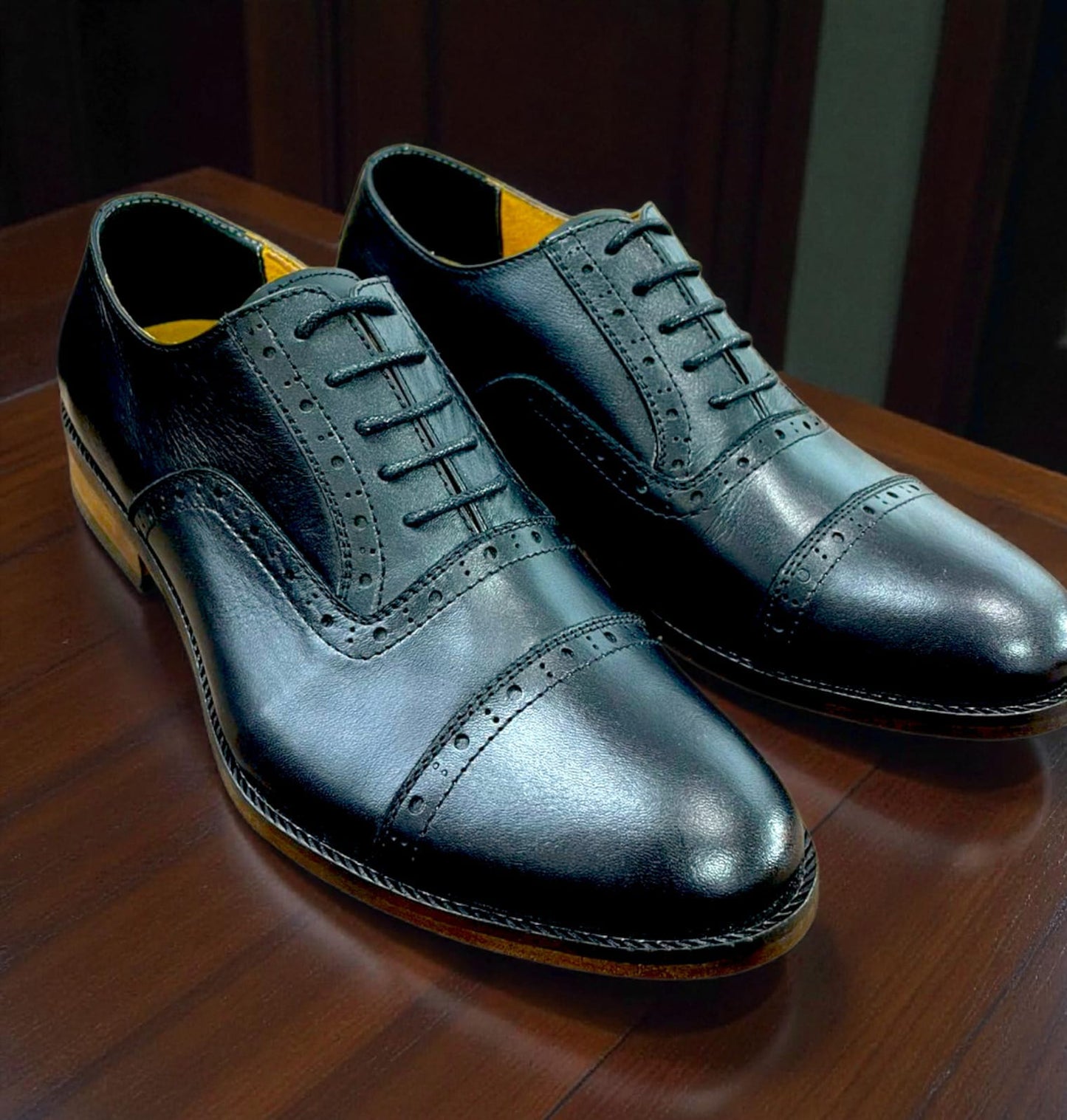 ZAPATO OXFORD BERLIN  NEGRO TALLA 38