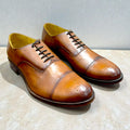 ZAPATO OXFORD CLÁSICO MIEL TALLA 42