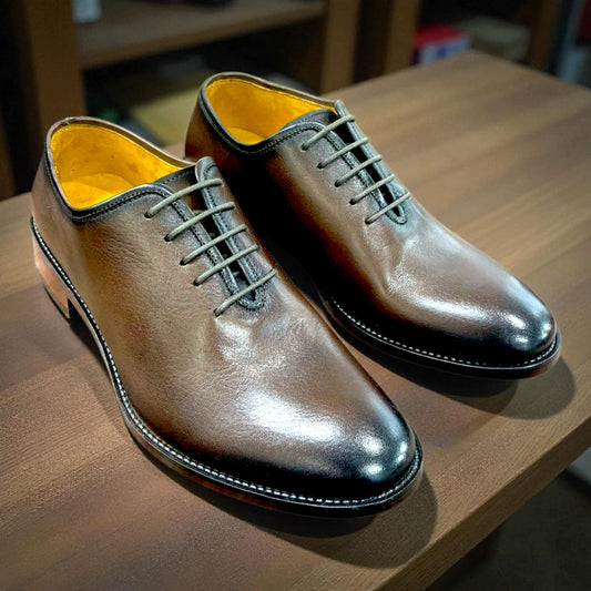 ZAPATO MONOPEZZO CAFÉ CHOCOLATE TALLA 38