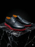 ALLAN POE BLACK SUELA ROJA