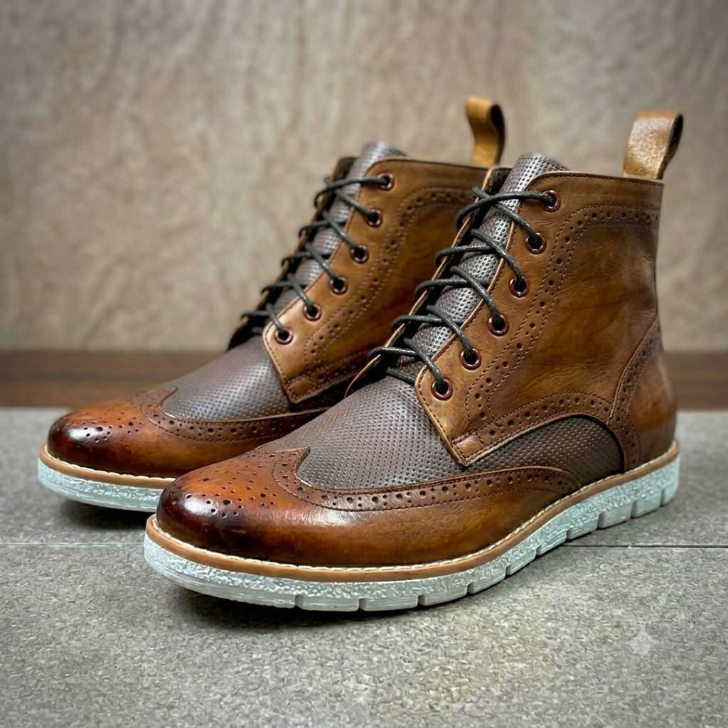 BOTIN GOODYEAR AMADERADO - ESTERILLADO CAFE