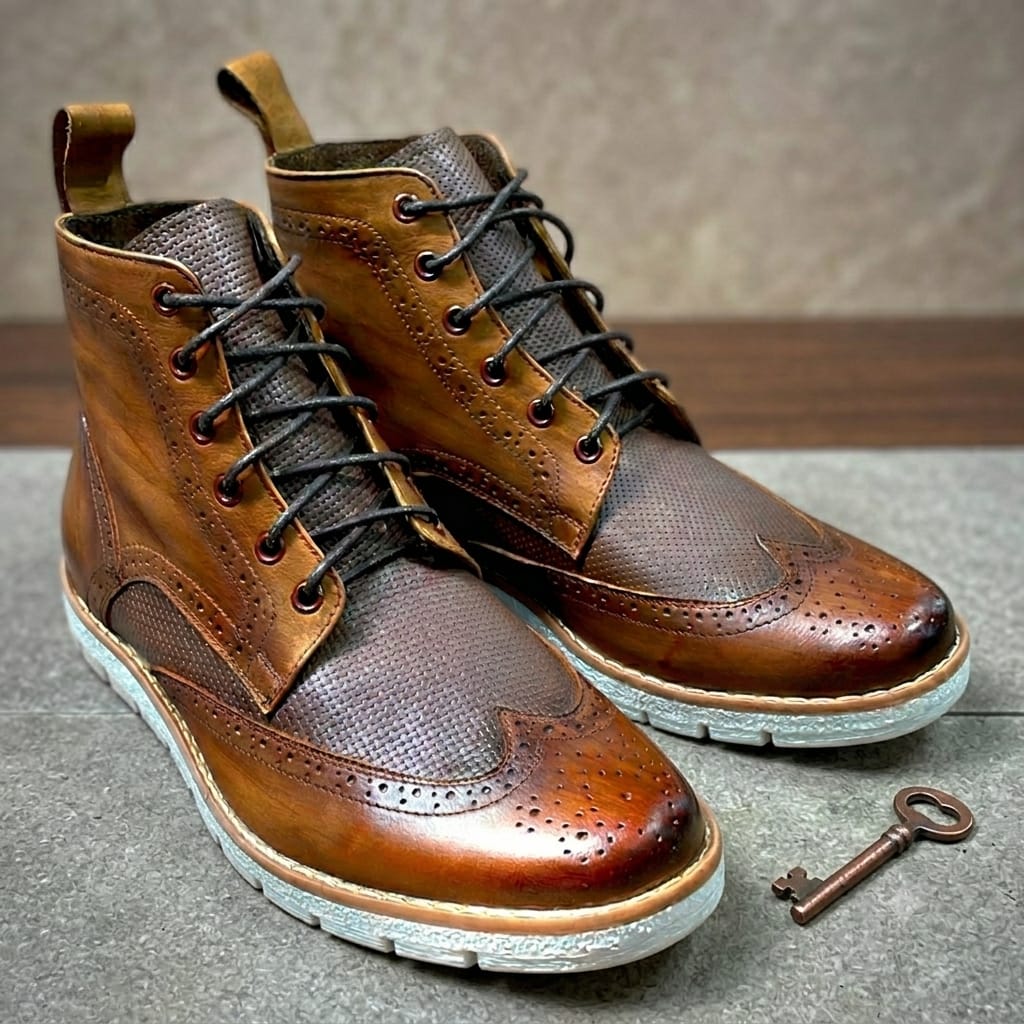 BOTIN GOODYEAR AMADERADO - ESTERILLADO CAFE
