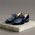 MOCASIN SCAFORA AZUL MARINO BAJO PEDIDO