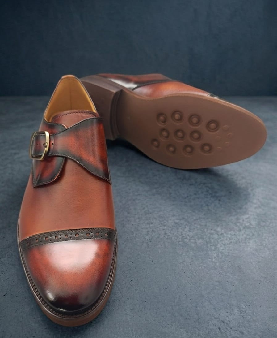 SINGLE MONKSTRAP ACEITUNA FLORENTIC